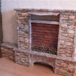 Drywall fireplace