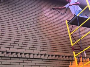 painting brick house